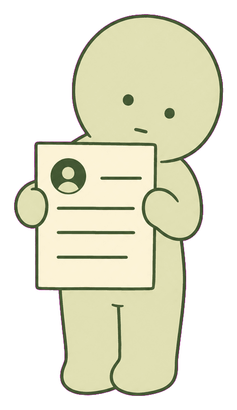 resume Smiski illustration